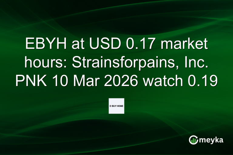 EBYH at USD 0.17 market hours: Strainsforpains, Inc. PNK 10 Mar 2026 watch 0.19