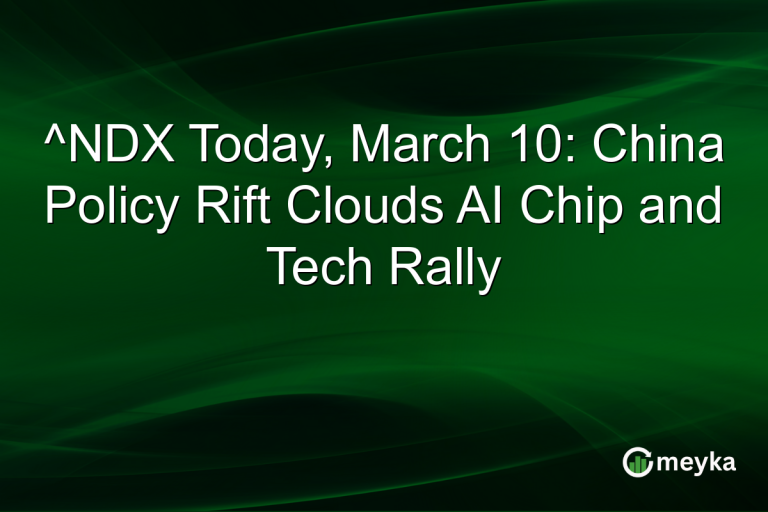 ^NDX Today, March 10: China Policy Rift Clouds AI Chip and Tech Rally