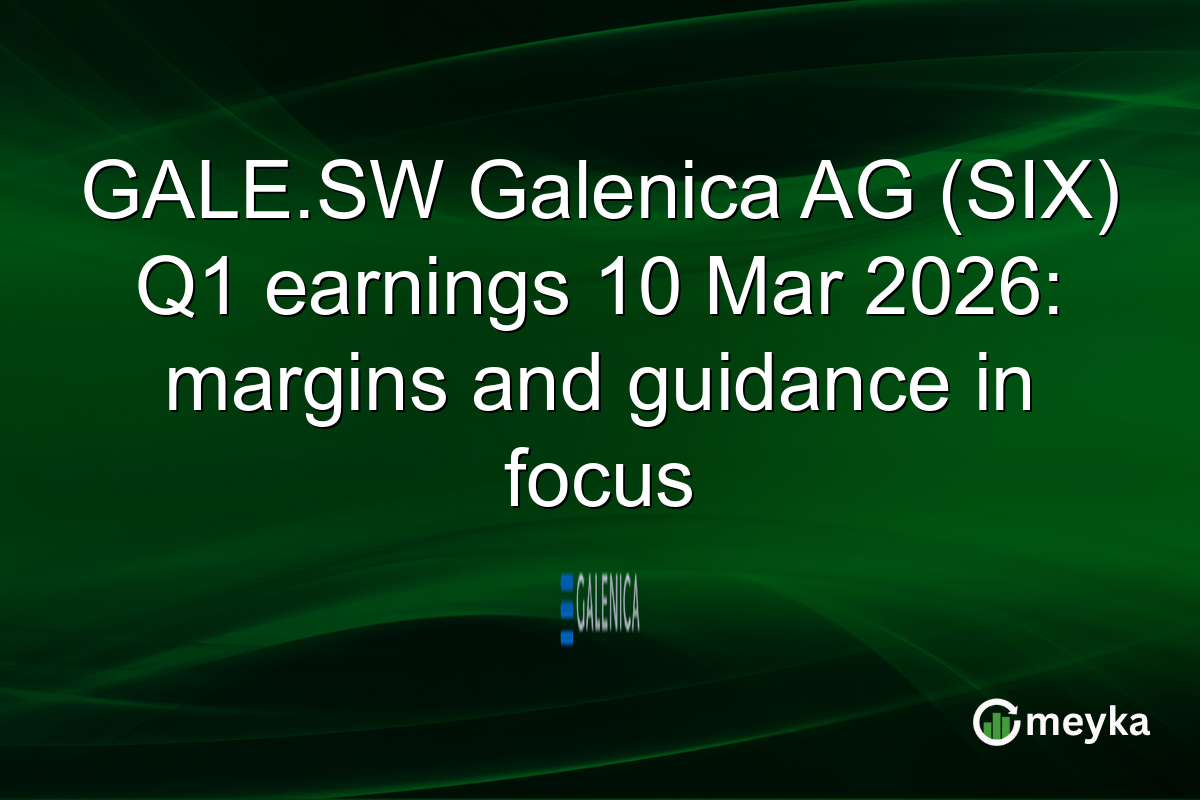 GALE.SW Galenica AG (SIX) Q1 earnings 10 Mar 2026: margins and guidance in focus