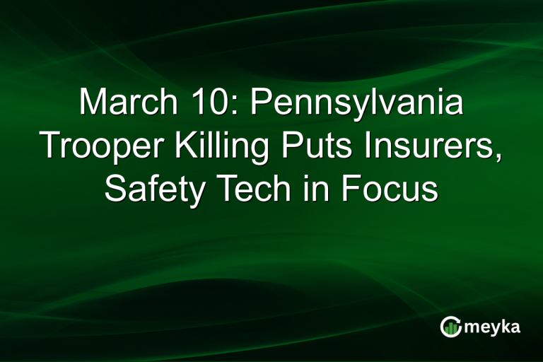 March 10: Pennsylvania Trooper Killing Puts Insurers, Safety Tech in Focus