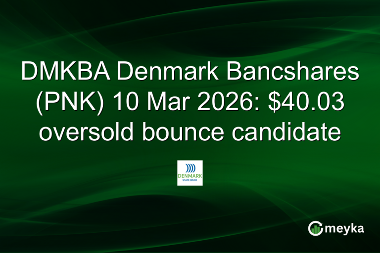 DMKBA Denmark Bancshares (PNK) 10 Mar 2026: $40.03 oversold bounce candidate
