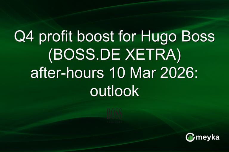 Q4 profit boost for Hugo Boss (BOSS.DE XETRA) after-hours 10 Mar 2026: outlook