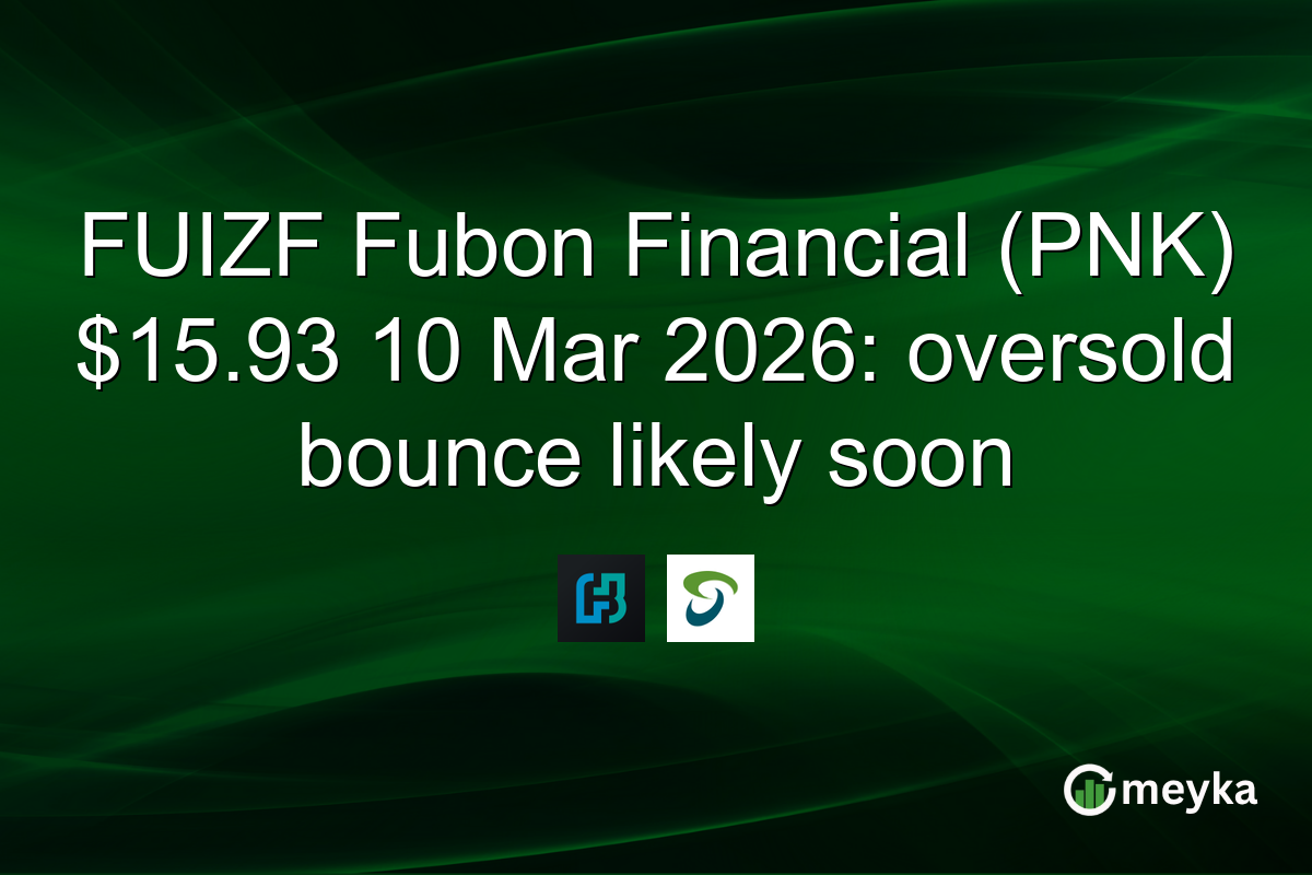 FUIZF Fubon Financial (PNK) $15.93 10 Mar 2026: oversold bounce likely soon
