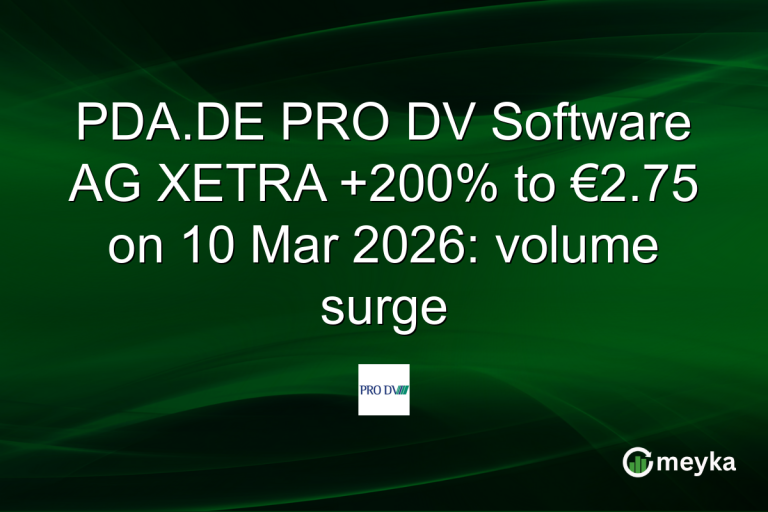 PDA.DE PRO DV Software AG XETRA +200% to €2.75 on 10 Mar 2026: volume surge