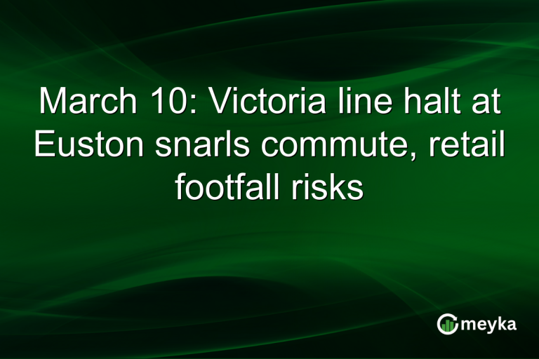 March 10: Victoria line halt at Euston snarls commute, retail footfall risks