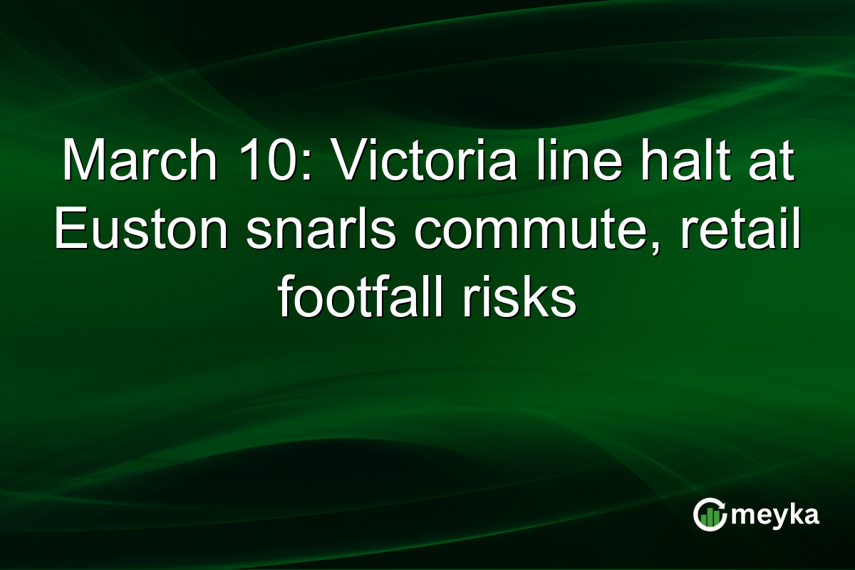 March 10: Victoria line halt at Euston snarls commute, retail footfall risks