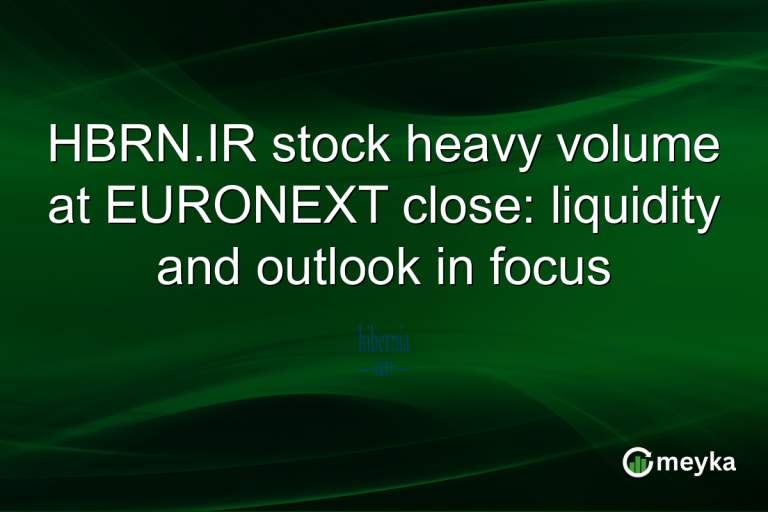 HBRN.IR stock heavy volume at EURONEXT close: liquidity and outlook in focus