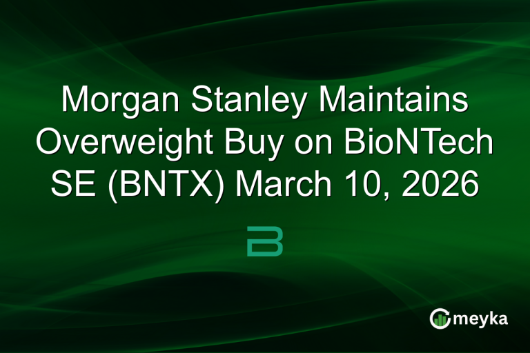 Morgan Stanley Maintains Overweight Buy on BioNTech SE (BNTX) March 10, 2026