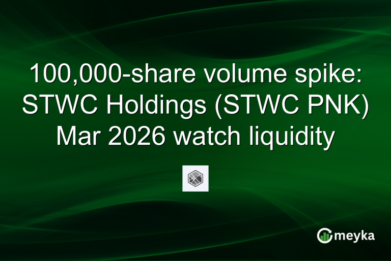 100,000-share volume spike: STWC Holdings (STWC PNK) Mar 2026 watch liquidity