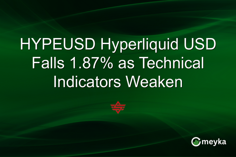 HYPEUSD Hyperliquid USD Falls 1.87% as Technical Indicators Weaken
