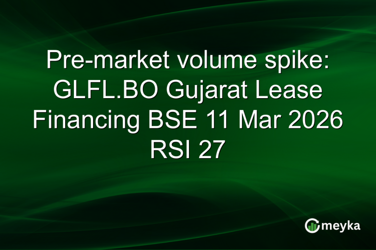 Pre-market volume spike: GLFL.BO Gujarat Lease Financing BSE 11 Mar 2026 RSI 27