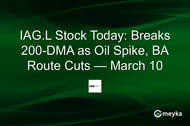 IAG.L Stock Today: Breaks 200-DMA as Oil Spike, BA Route Cuts — March 10