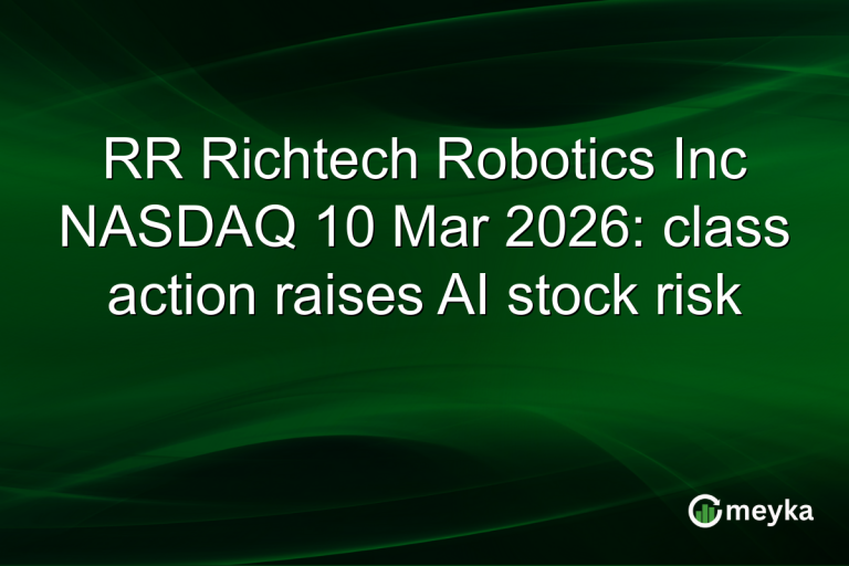 RR Richtech Robotics Inc NASDAQ 10 Mar 2026: class action raises AI stock risk