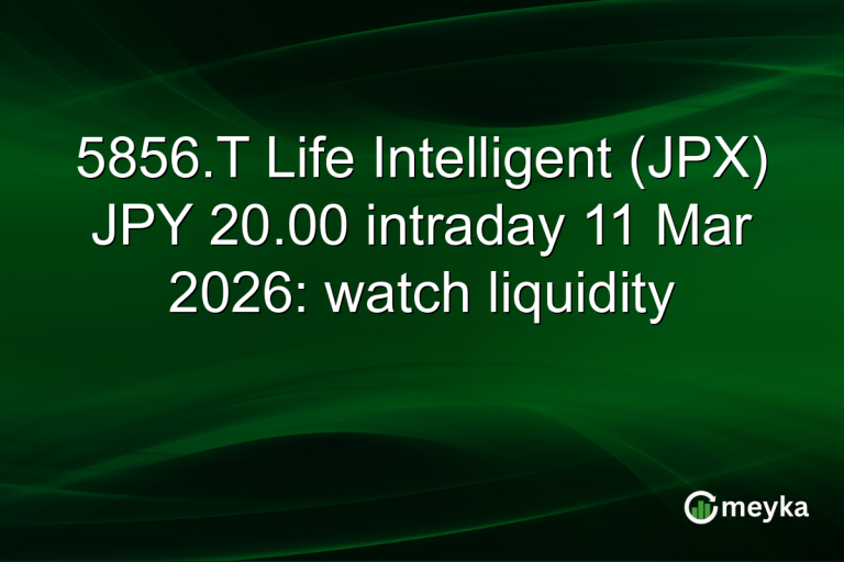 5856.T Life Intelligent (JPX) JPY 20.00 intraday 11 Mar 2026: watch liquidity