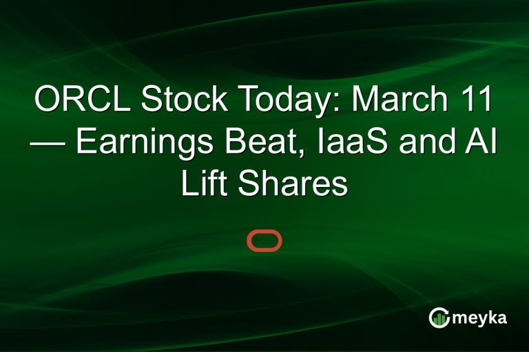 ORCL Stock Today: March 11 — Earnings Beat, IaaS and AI Lift Shares