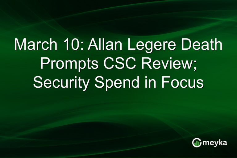 March 10: Allan Legere Death Prompts CSC Review; Security Spend in Focus