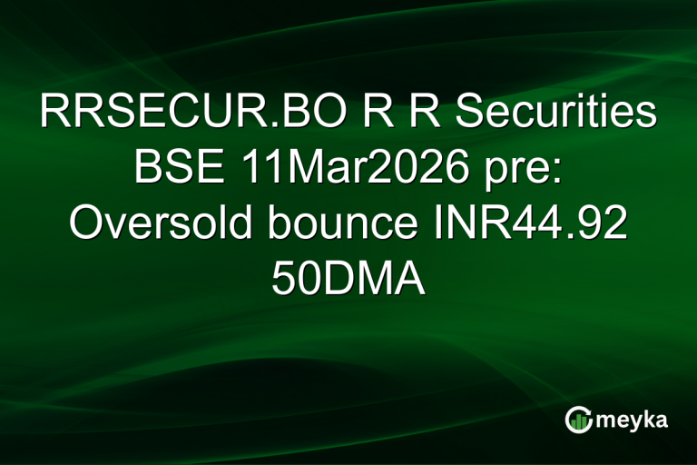 RRSECUR.BO R R Securities BSE 11Mar2026 pre: Oversold bounce INR44.92 50DMA
