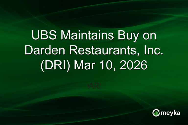 UBS Maintains Buy on Darden Restaurants, Inc. (DRI) Mar 10, 2026