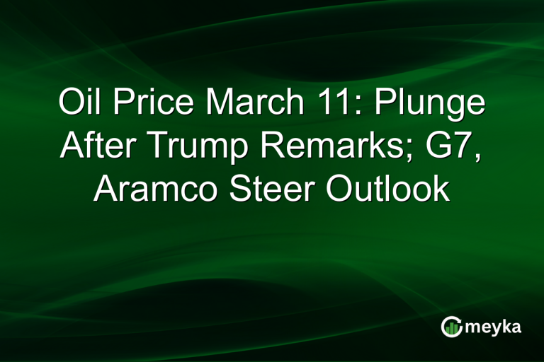 Oil Price March 11: Plunge After Trump Remarks; G7, Aramco Steer Outlook