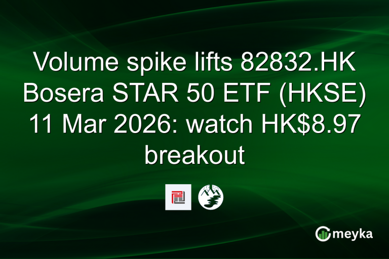 Volume spike lifts 82832.HK Bosera STAR 50 ETF (HKSE) 11 Mar 2026: watch HK$8.97 breakout