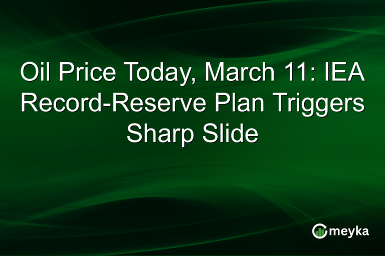 Oil Price Today, March 11: IEA Record-Reserve Plan Triggers Sharp Slide