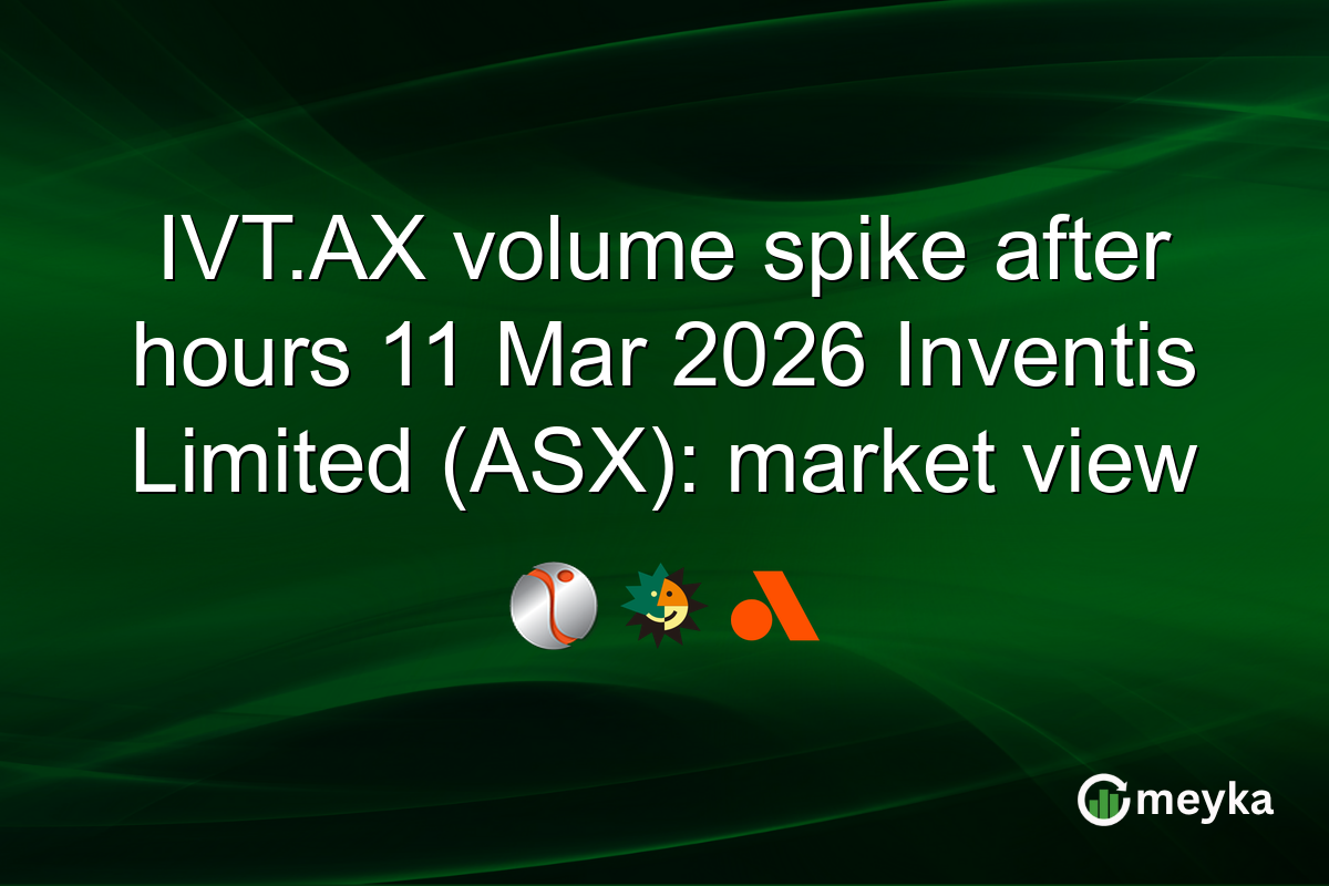IVT.AX volume spike after hours 11 Mar 2026 Inventis Limited (ASX): market view