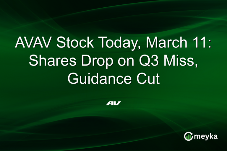 AVAV Stock Today, March 11: Shares Drop on Q3 Miss, Guidance Cut