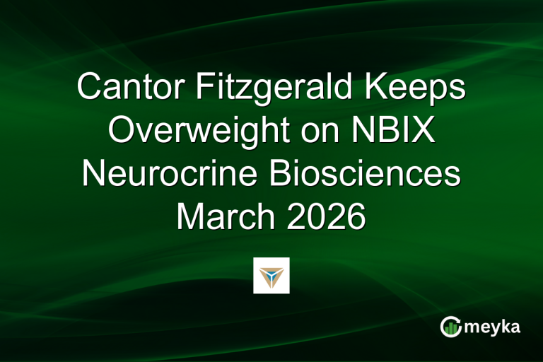 Cantor Fitzgerald Keeps Overweight on NBIX Neurocrine Biosciences March 2026