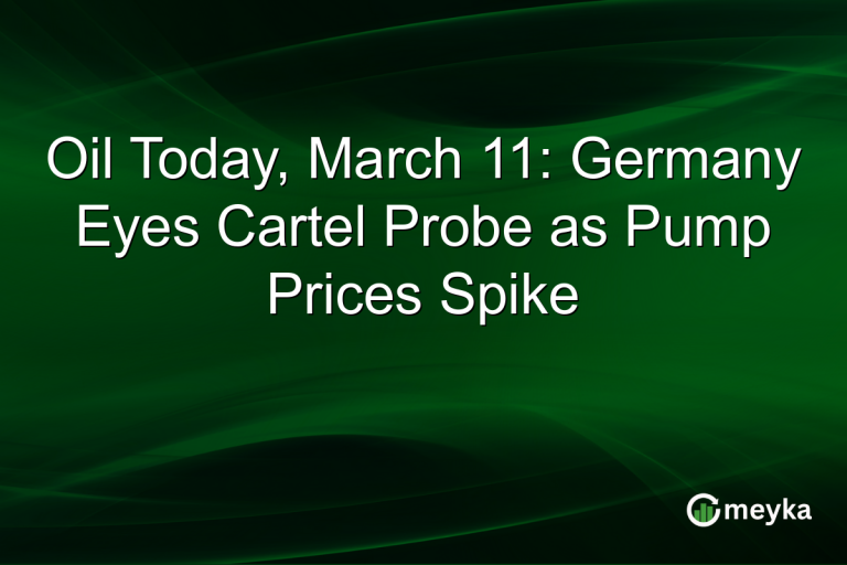 Oil Today, March 11: Germany Eyes Cartel Probe as Pump Prices Spike