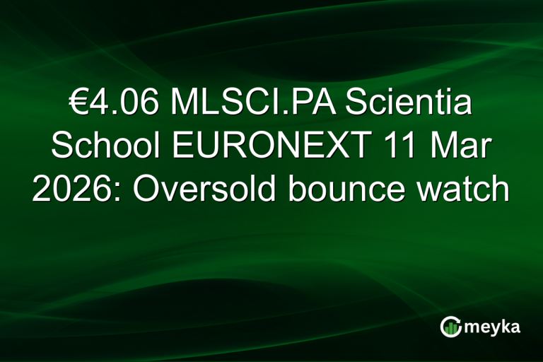 €4.06 MLSCI.PA Scientia School EURONEXT 11 Mar 2026: Oversold bounce watch