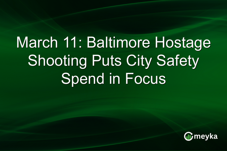 March 11: Baltimore Hostage Shooting Puts City Safety Spend in Focus