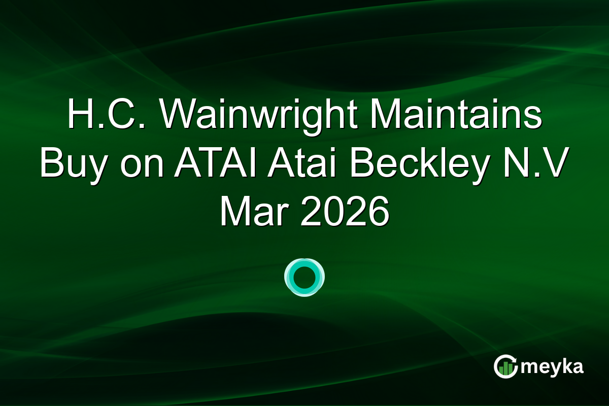 H.C. Wainwright Maintains Buy on ATAI Atai Beckley N.V Mar 2026