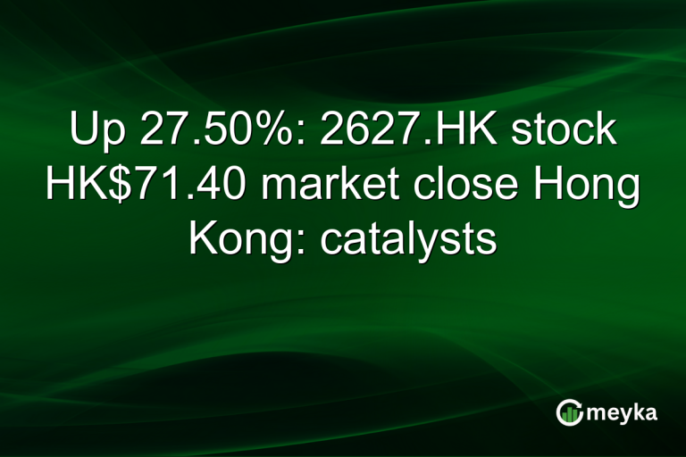 Up 27.50%: 2627.HK stock HK$71.40 market close Hong Kong: catalysts