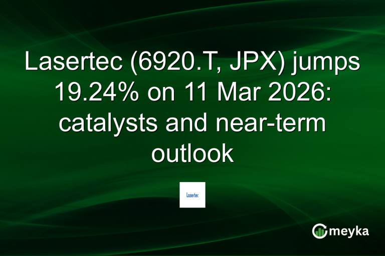 Lasertec (6920.T, JPX) jumps 19.24% on 11 Mar 2026: catalysts and near-term outlook