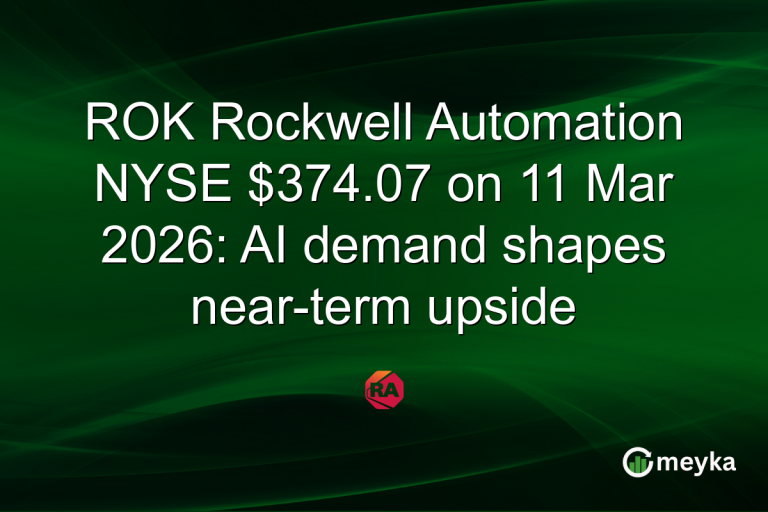 ROK Rockwell Automation NYSE $374.07 on 11 Mar 2026: AI demand shapes near-term upside