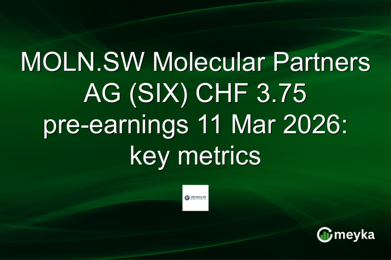 MOLN.SW Molecular Partners AG (SIX) CHF 3.75 pre-earnings 11 Mar 2026: key metrics
