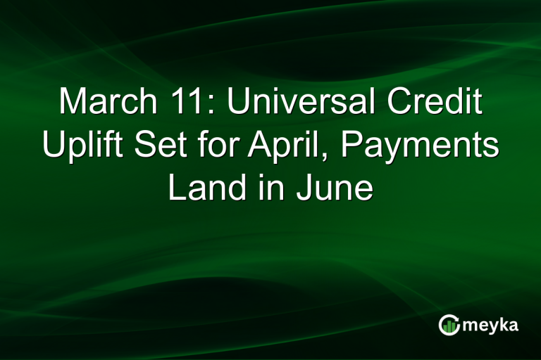 March 11: Universal Credit Uplift Set for April, Payments Land in June
