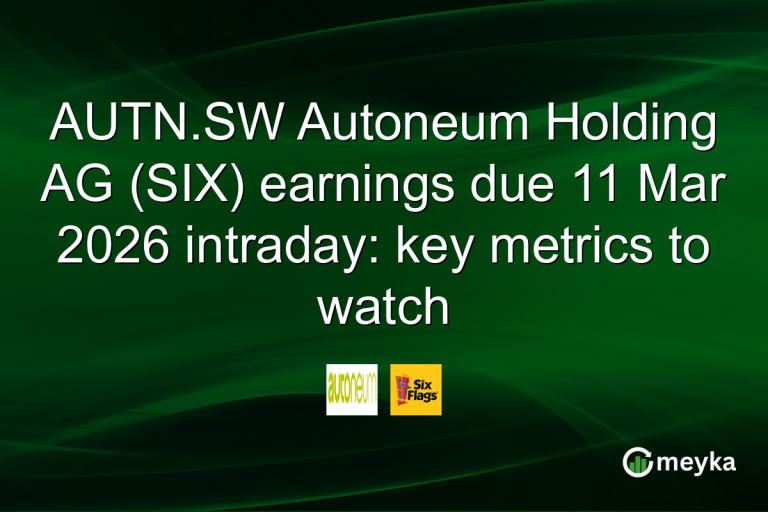 AUTN.SW Autoneum Holding AG (SIX) earnings due 11 Mar 2026 intraday: key metrics to watch