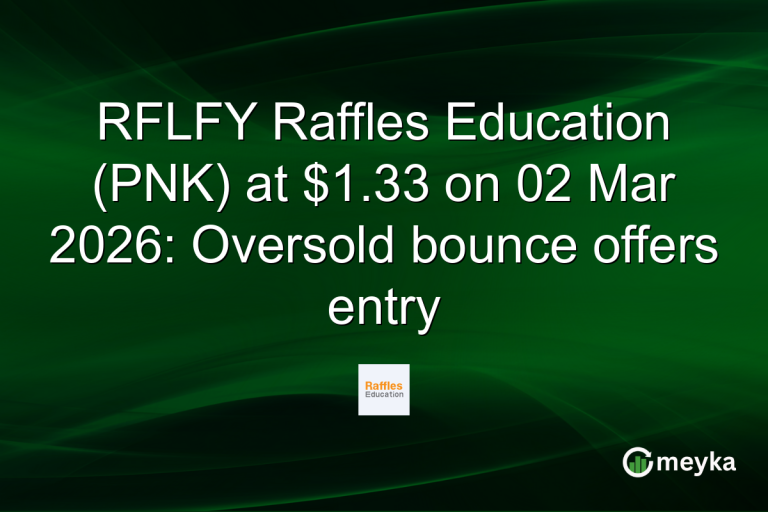 RFLFY Raffles Education (PNK) at $1.33 on 02 Mar 2026: Oversold bounce offers entry