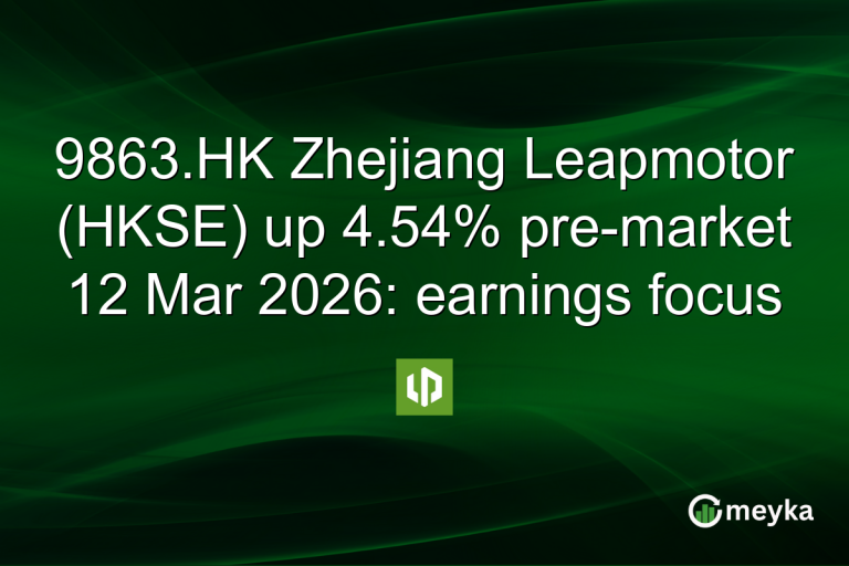 9863.HK Zhejiang Leapmotor (HKSE) up 4.54% pre-market 12 Mar 2026: earnings focus