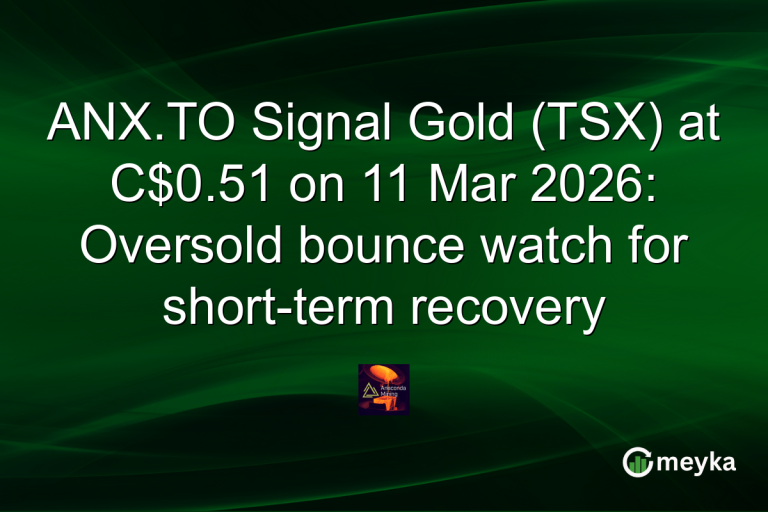ANX.TO Signal Gold (TSX) at C$0.51 on 11 Mar 2026: Oversold bounce watch for short-term recovery