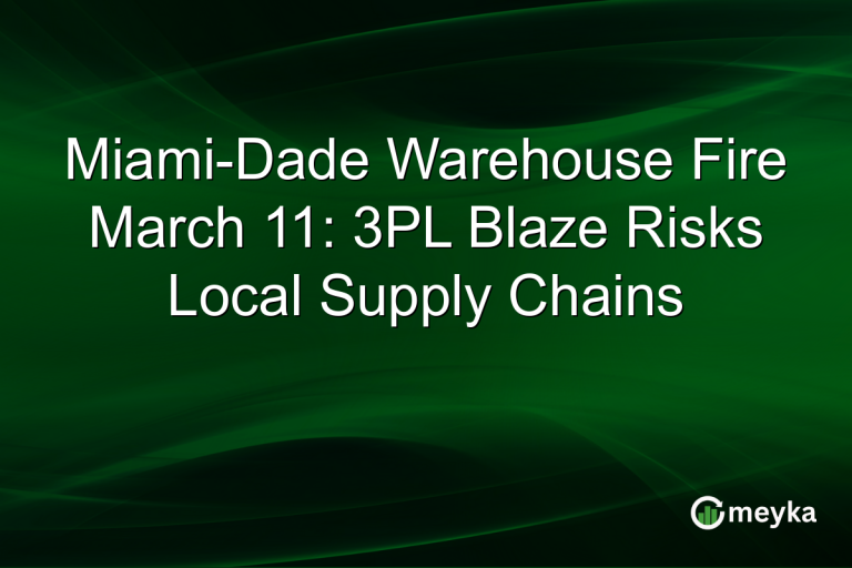 Miami-Dade Warehouse Fire March 11: 3PL Blaze Risks Local Supply Chains