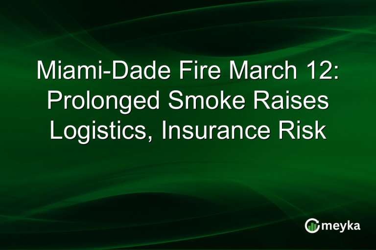 Miami-Dade Fire March 12: Prolonged Smoke Raises Logistics, Insurance Risk