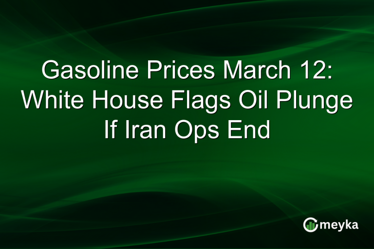 Gasoline Prices March 12: White House Flags Oil Plunge If Iran Ops End