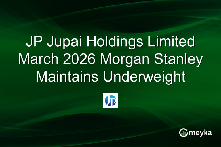 JP Jupai Holdings Limited March 2026 Morgan Stanley Maintains Underweight