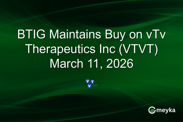 BTIG Maintains Buy on vTv Therapeutics Inc (VTVT) March 11, 2026