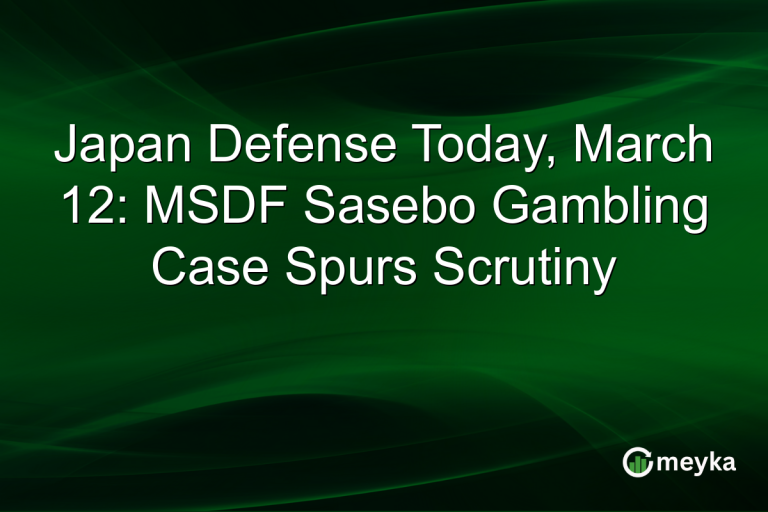 Japan Defense Today, March 12: MSDF Sasebo Gambling Case Spurs Scrutiny
