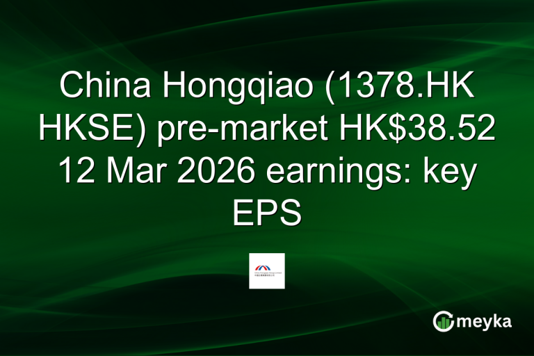 China Hongqiao (1378.HK HKSE) pre-market HK$38.52 12 Mar 2026 earnings: key EPS