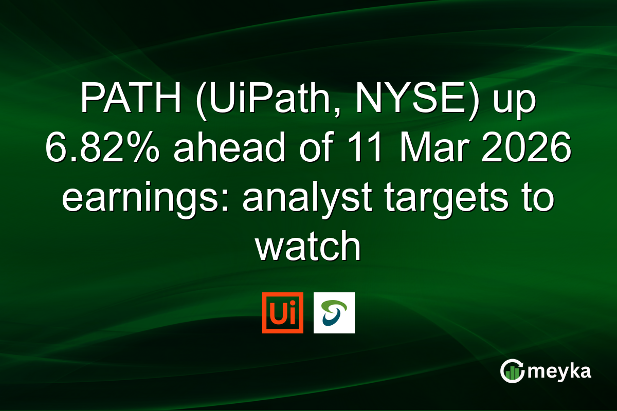 PATH (UiPath, NYSE) up 6.82% ahead of 11 Mar 2026 earnings: analyst targets to watch