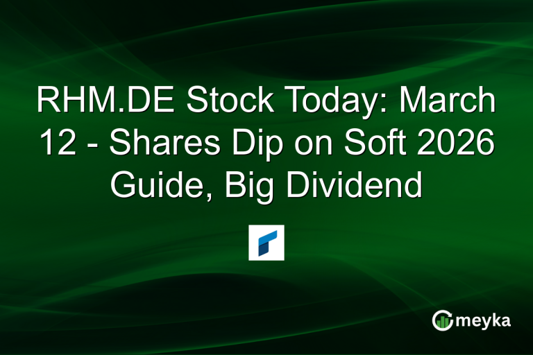 RHM.DE Stock Today: March 12 - Shares Dip on Soft 2026 Guide, Big Dividend